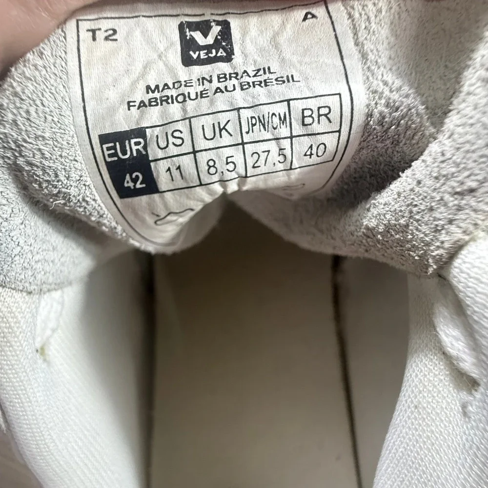 Veja V-10 Suede Multicolor Sable Sneakers Lifestyle Casual Laces Size 11 Low Top - Picture 4 of 16
